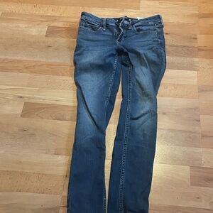 Hollister Women's Skinny Jeans in Blue